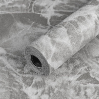 Самоклеющиеся обои 2800х450х1,8мм Чёрный мрамор SW-00000730