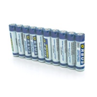 Батарейка солевая Orbus Zinc Carbon 1.5V AAA/LR03, 10 штук shrink