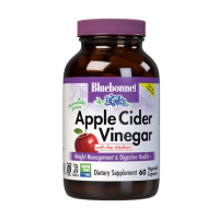 Яблочный уксус, Apple cider vinegar, Bluebonnet Nutrition, 60 вегетарианских капсул