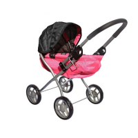 Коляска для ляльок Melogo 9325A (pink/black)