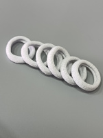 Резинка «Калуш» микрофибра/ 4см/ белый с люрексом/1 шт