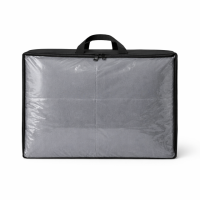 Сумка ORGANIZE из пвх для одеял и подушек S - 55x45x18 см (черный)