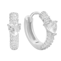 Серебряные серьги CatalogSilver с фианитами (2180791)