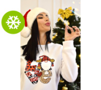 Теплий жіночий світшот «Sens» оптом | Норма і батал