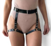 Эротический ремень БДСМ 18471 черный
