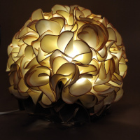 Світильник-нічник «Гортензія Білий шоколад»