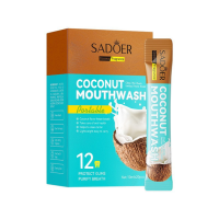 Ополіскувач для рота в стику Sadoer coconut Mouthwash з ароматом кокосу (В упаковці 20 стіків)
