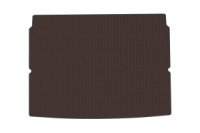 Резиновый коврик в багажник V2 (2023-, Электро, Коричневый) для Peugeot 2008 2019- гг