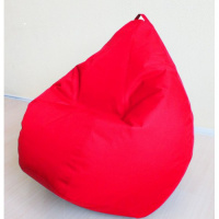 Кресло груша Оксфорд Красный 140-90 см