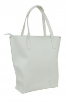 Lucherino 641 БІЛА — сумка великого розміру та стриманого дизайну з одним відділенням на блискавці