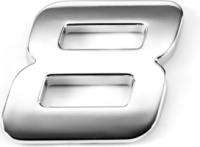 Аксессуары для автотюнинга Цифра, шрифт наклонный малый, 2 см - Много марок Много моделей