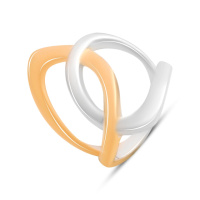 Серебряное кольцо CatalogSilver с без камней, вес изделия 6,18 гр (2190530) 18 размер