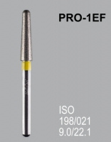 Алмазный бор Mani скругленный конус PRO PRO-1EF