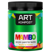 Краска по ткани MAMBO ART Kompozit, 450 мл, 12 зеленый особенный