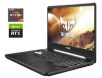 Игровой ноутбук Б-класс Asus TUF Gaming FX505DV / 15.6« (1920x1080) IPS / AMD Ryzen 7 3750H (4 (8) ядра по 2.3 - 4.0 GHz) / 16 GB DDR4 / 512 GB SSD