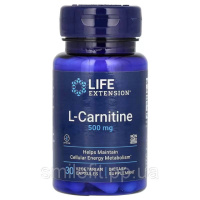 L-Карнітин, 500 мг, L-Carnitine, Life Extension, 30 вегетаріанських капсул