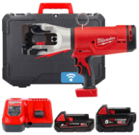 Кабелеріз гідравлічний акумуляторний MILWAUKEE, M18 HCC45-522C (зарядний пристрій M12-18 FC, 1 акумулятор М18 В2 2Аг, 1 акумулят