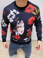 Світшот темно-синій | 47-9.143