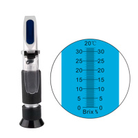 Рефрактометр для сахара сока вина, тестер сахаристости 0-32% Brix ATС RZ113