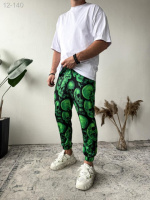 Штани - зелений колір - 12-140