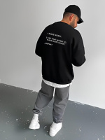 Світшот чоловічий стильний оверсайз дтф