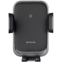 Автомобільний тримач з БЗП Proove Nitro Charge 15W Matte Black (WHNC15002005)
