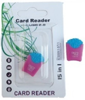 Картридер T-Flash/Micro SD Micro Card Reader ПАКЕТ З КАРТОШКОЮ ФРІ