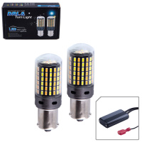 Лампы DRL с функцией «поворот» 2в1/S25/120 SMD-3014/5000K&3000K/12V 60227