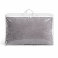 Сумка-чехол ORGANIZE для хранения одеял и подушек L - 70x50x20 см (белый)