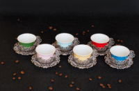 ✔️SALE! Турецький кавовий набір золото Elite 60мл 6+6