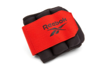 Обважнювачі зап'ястя Reebok Flexlock Wrist Weights чорний, червоний Уні 1.0 кг