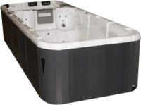 Плавальний СПА-басейн Passion Spas Aquatic 3 Deep (580x224x155 см), Сріблясто-білий