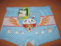 Шортики на дівчинку TMN бамбук, розмір 134/140 блакитні з малюнком