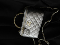 Сумка Chanel Classic Lambskin серебро