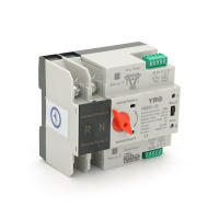 Автомат ввода резерва (АВР) двухполюсный YRQ2PC-125, 220V/125A на DIN-рейку для генераторов