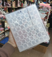 Органайзер для бисера. 56 ячеек. каждая открывается отдельно.