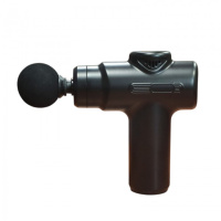 Массажер Аккумуляторный для тела мышечный портативный ручной 4 насадки Maxtop MP-960 Черный