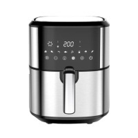 Аэрогриль мультипечь на 2 тэна Rotex Up DownFry ROM-760-XL 2000 Вт 7.5 л серебристая