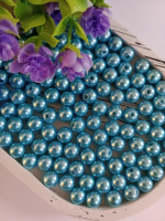 Бусины пластиковые 8 мм. Цвет - . Упаковка 20 шт.