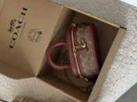 Сумка Coach Trail Crossbody 17 бежевий