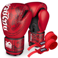 Боксерські рукавиці Phantom Muay Thai Red 10 унцій (капа в подарунок)