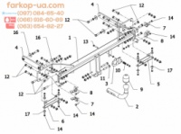 Тягово-сцепное устройство (фаркоп) Mercedes S-Class (W221) (2005-2013)