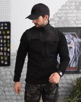 Флісування чорна police з жетоном ВТ6496