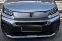 Накладка (лип-спойлер) на передний бампер (2025-2026, ABS, под покраску) для Fiat Doblo III 2023- гг