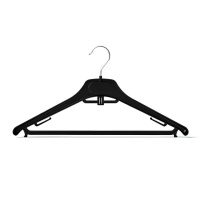 Плічка, вішалки, тремпеля пластикові з металевим гачком та поперечиною 40см