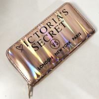 Кошелек женский Victoria's Secret. Цвет: бежевый