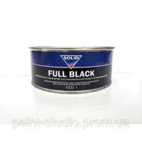 Черная шпатлевка Full Black (1,0 кг) с отвердителем, SOLID