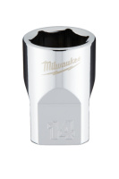 Головка торцева хромована 3/8'' 6гр. MILWAUKEE, 14мм