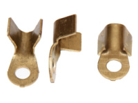 Наконечник латунний автомобільний № 168/3 що затискається д отвору під гвинт 8,5 мм, для проводу 25,00-35,00 мм кв