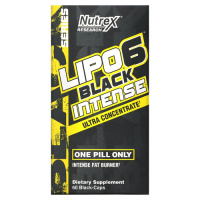 Nutrex Lipo-6 Black Intense Ultra Concentrate 60 капсул